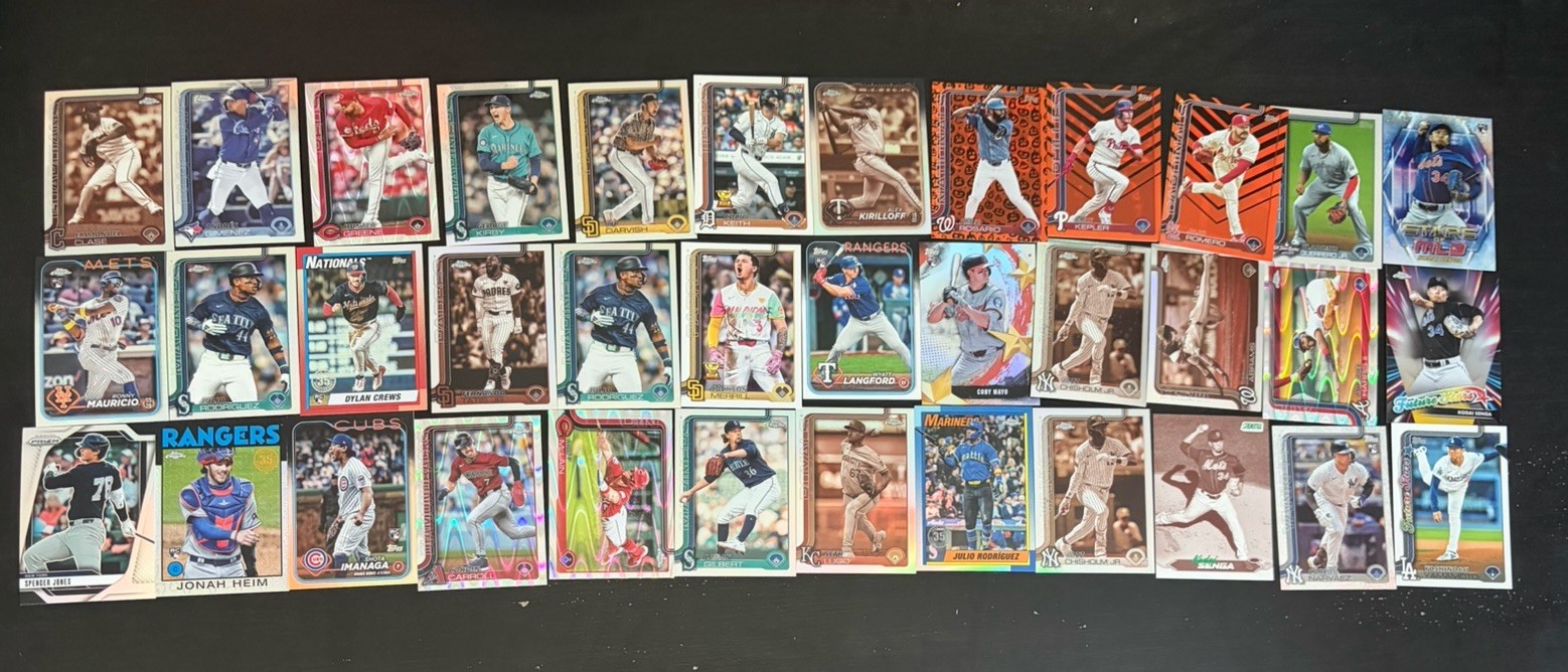 140 Card MLB Baseball Lot - Auto, Numbered, Patch, Rookie view 4