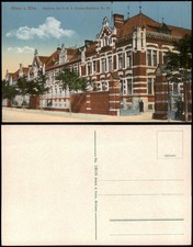 Ansichtskarte Riesa Kaserne des 2. K. S. Pionier-Bataillon Eingang 1915