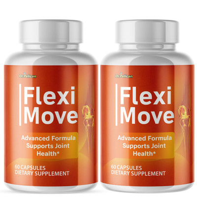 Flexi Move- Joint & Cartilage Health Support- 2 Bottles- 120 Capsules