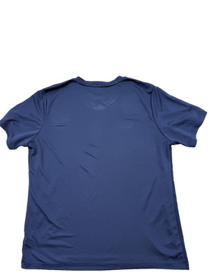 Nike Herren XL Navy Dri-Fit Athletic Kurzarm Crew T-Shirt