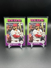 2024 Topps Heritage High Number #591 Nick Martini, Cincinnati Reds (2) Cards