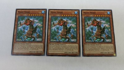 3x 1ST EDITION MARE MARE MP17-EN167 PLAYSET MONSTER COMMON YUGIOH UNPLAYED
