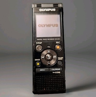 Olympus Digital Voice Recorder WS-853 Built-In Stereo Microphones Tested - Works