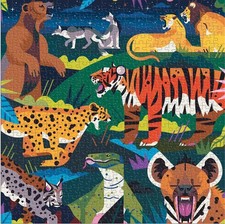 Puzzle (500 T.) Gefährliche Raubtiere - nachtleuchtendes Puzzle NEU/OVP