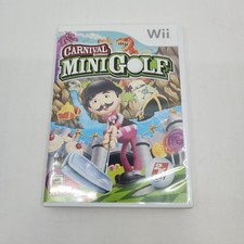 Carnival Games Mini Golf Wii E for Everyone CIB Complete in Box with Manual
