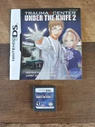 Trauma Center: Under the Knife 2 (Nintendo DS, 2008) Game & Manual - Tested
