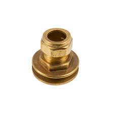 Westco 22mm DZR Brass Tank Connector J605 for Hot & Cold Water Systems