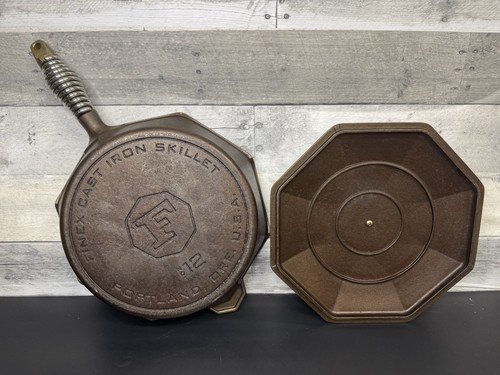 FINEX No.12 12" CAST IRON SKILLET/LID COMBO. - Picture 2 of 7