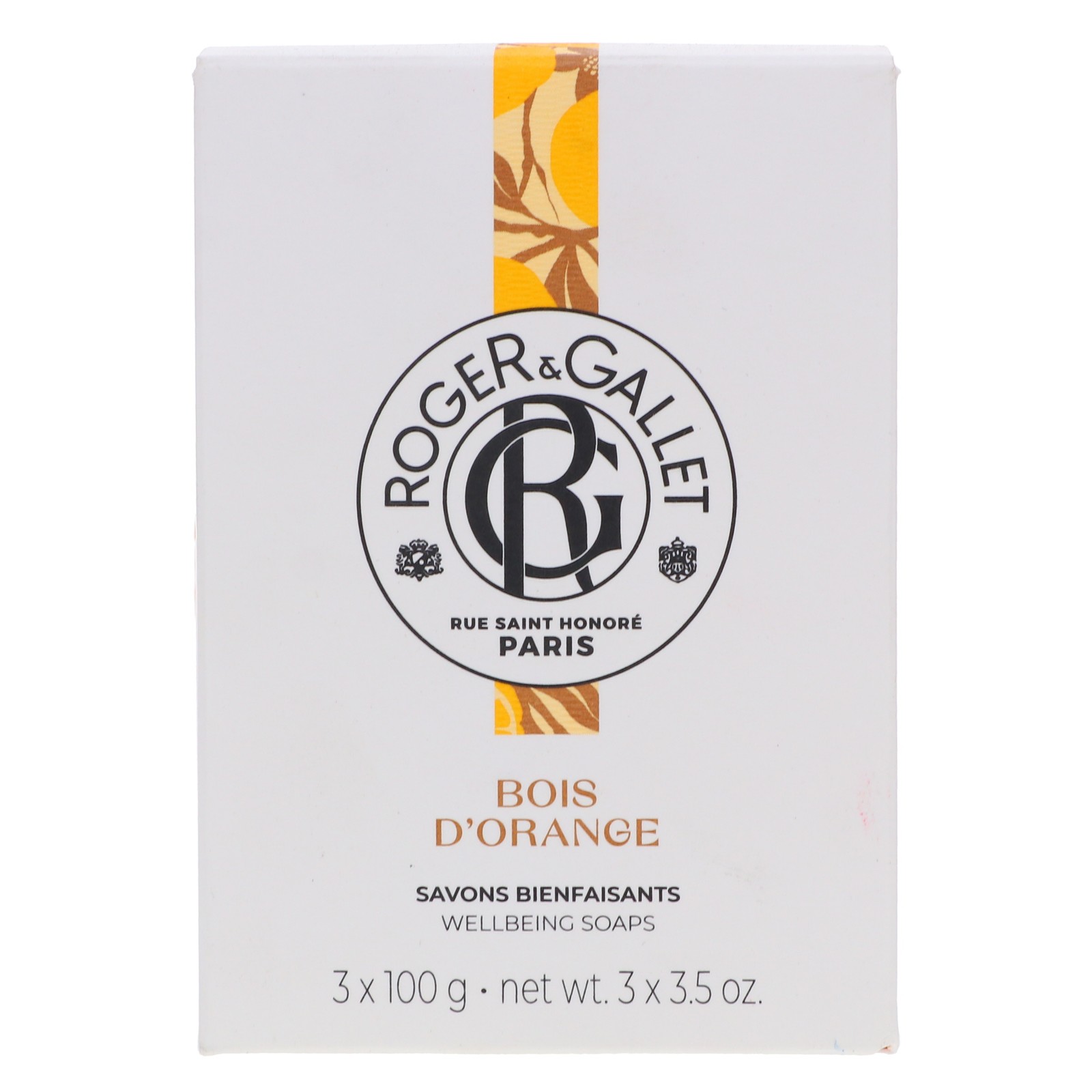 Мыло Roger-Gallet Wellbeing Soaps Bois DOrange 105 унций 3690₽