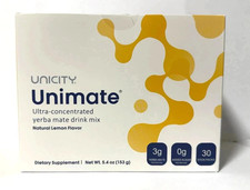 Unicity Unimate Lemon Flavor Packs - 30 Counts - Exp 08/2028