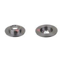 2 Bremsscheiben Hinterachse Voll Ø 268 Mm 10 Mm FTE FüR U.A. VW Sharan