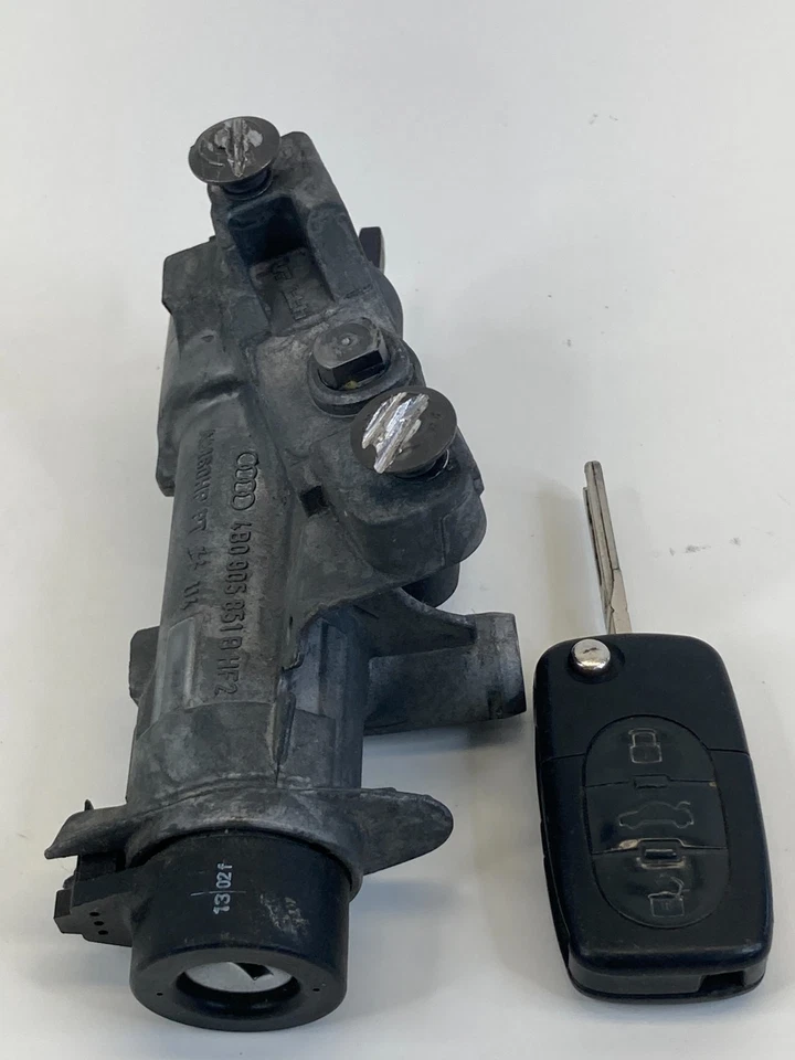 1998-2004 Audi A6 Quattro A/T Ignition Switch Lock Cylinder & Key 4B0905851B OEM Foto 2 de 4
