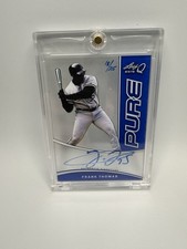 2015 Leaf Q Frank Thomas Chicago White Sox HOF PURE Acetate AUTOGRAPH SP 16/25