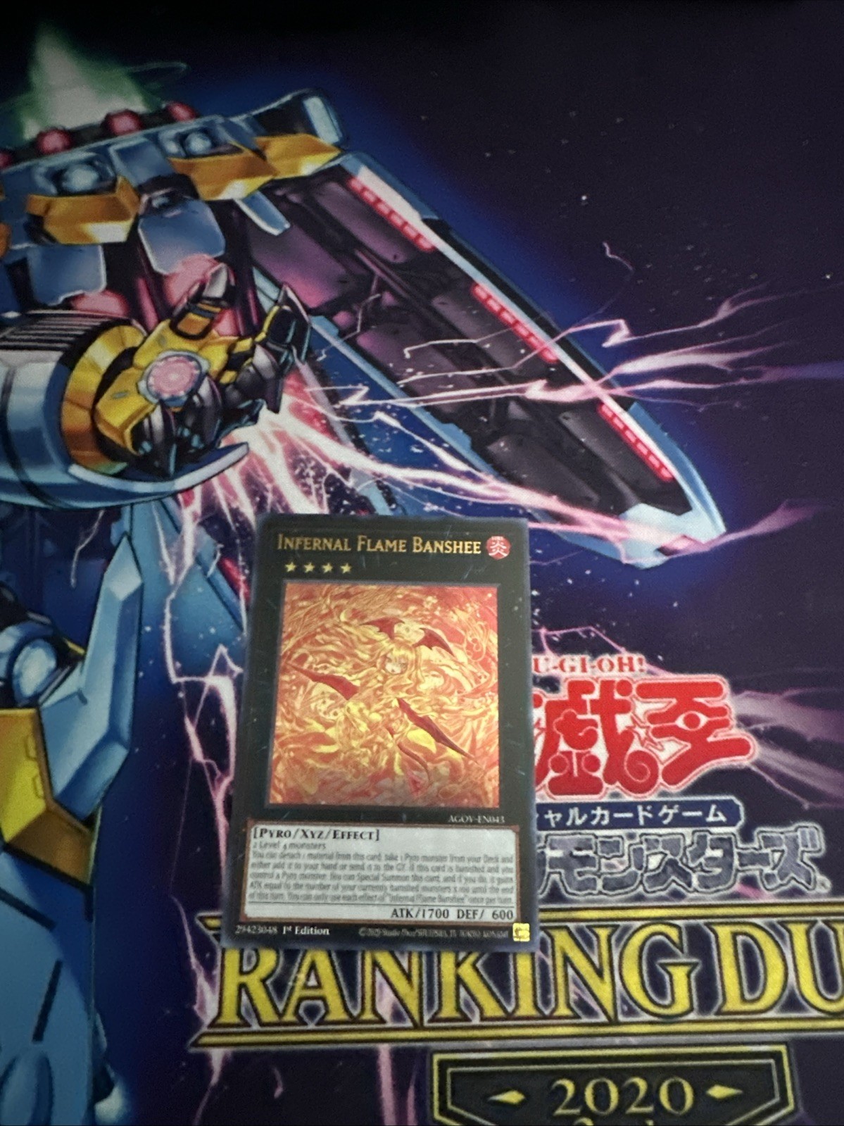 Infernal Flame Banshee AGOV-EN043 Age of Overlord 1st Ed TCG Card