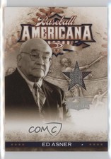 2008 Donruss Threads Baseball Americana Position Materials 43/250 Ed Asner rf2