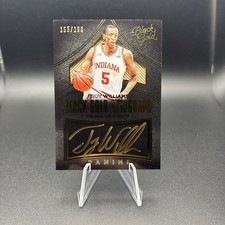 2016-17 Panini Black Gold Collegiate Auto /199 Troy Williams #200 Auto Indiana
