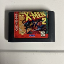 Sega Genesis X-Men 2 Clone Wars Cartridge Authentic, Tested