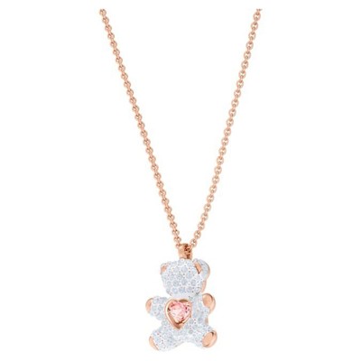 Swarovski Teddy Little Bear Necklace rhodium-plated