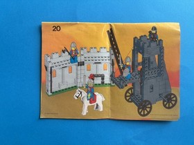 Lego Castle 6061 Siege Tower Instruction Manual Only Lion Knights