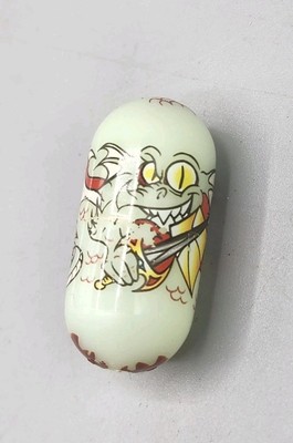 2003 Mighty Beanz 185 Dragon CLEAR SPECIAL EDITION Toy SERIES 3 Vintage Moose
