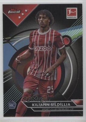 2022 Finest Bundesliga Black Refractor /199 Kiliann Sildillia #63 Rookie RC 0kr0