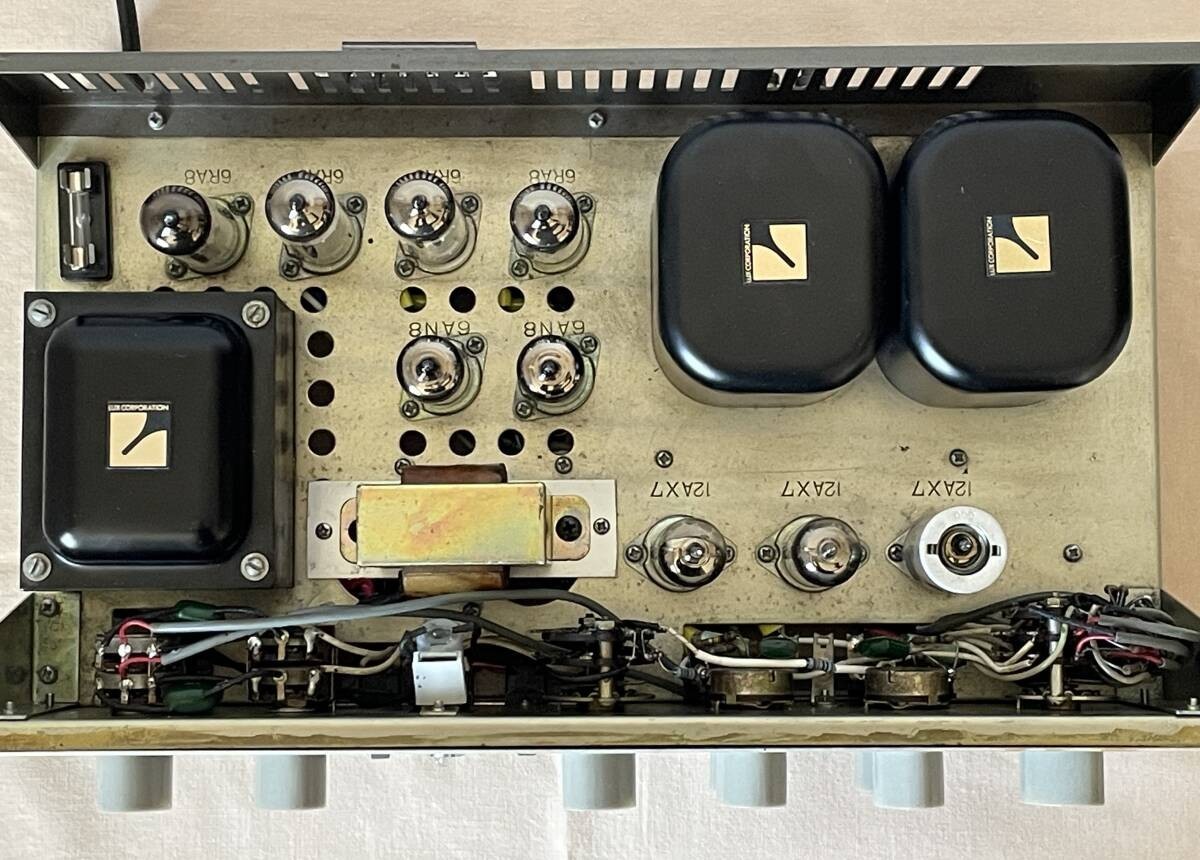 LUXMAN 　SQ78　 自己バイアス・メンテナンス品 　6RA8pp Luxman SQ78 Vacuum Tube Amplifier 6RA8 NEC Toshiba Matsushita