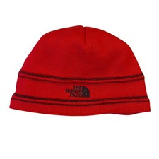 The North Face Beanie Red Black Boys Girls Youth Medium EUC