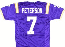 Patrick Peterson Autographed Purple College Style Jersey - Beckett W Hologram