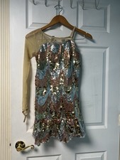Revolution Dancewear Gold, Silver And Copper Dance Costume