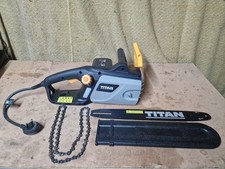 Titan TTL758CHN 230V 2000W Corded Electric Chainsaw 16’ 40cm used tested 