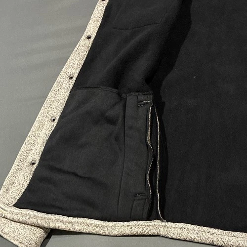 King Ranch Men's Gray Lined Button-Front Jacket M Spread Collar Chest Pockets image 3