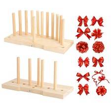 Bow Maker Wooden Wreath Bow Maker Tool, Durable Portable Bow Tie Machine for ...