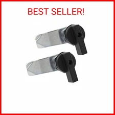 Kyuionty 2 Pcs T Handle Thumb Cam Lock Swing Knob Turn Latch for Cabinet Drawer