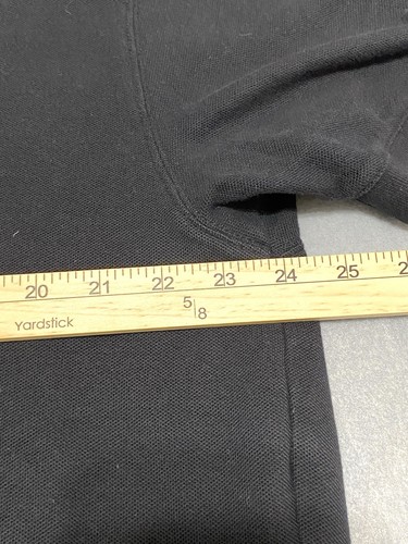 Vintage Patagonia Organic Cotton Polo Shirt Size XL Black Short Sleeve - Picture 7 of 8