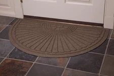 Waterhog Max Grand Half Oval Indoor/Outdoor Floor and Entryway Mat, Heavy Duty