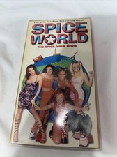 Spice World: The Spice Girls Movie (VHS Tape, 1998) Blockbuster rental￼