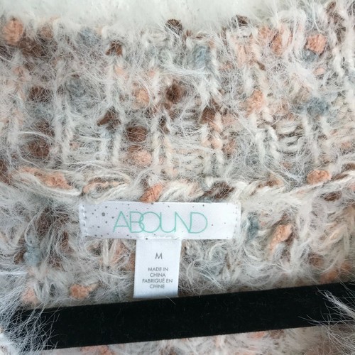 Abound Damen Strick Flauschig Nep Pullover Rundhals Langarm Pulli Gr. Medium  - Bild 5 von 11