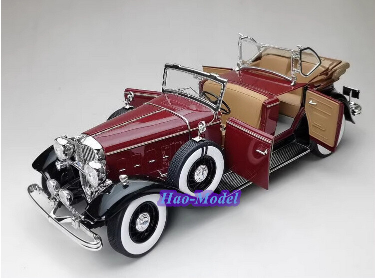 1/18 リンカーンKB　サンスター　ミニカー SunStar 1/18 Ford Lincoln KB 1932 Top Down Maroon Metal Diecast