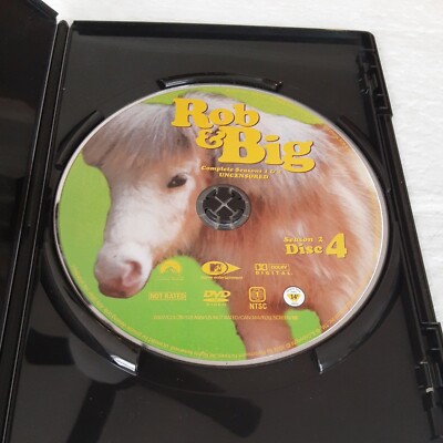ROB & BIG DVD'S COMPLETE SEASONS 1 & 2 UNCENSORED 2008 MTV