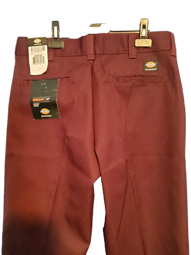 NEU! Dickies Skateboarding Regular Fit Arbeitshose MAROON 34x32 Neu mit Etikett - Bild 4 von 10