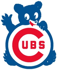 Chicago Cubs Retro Decal - Sticker LARGE