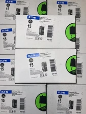 BRP115GF 10 PCS EATON 1P 15 AMP GROUND-FAULT CIRCUIT BREAKERS
