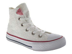 converse bianche alte bimba jesolo