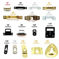 25/100pcs Saw Tooth Picture Photo Oil Painting Frame Wall Hook Hanger with Screw