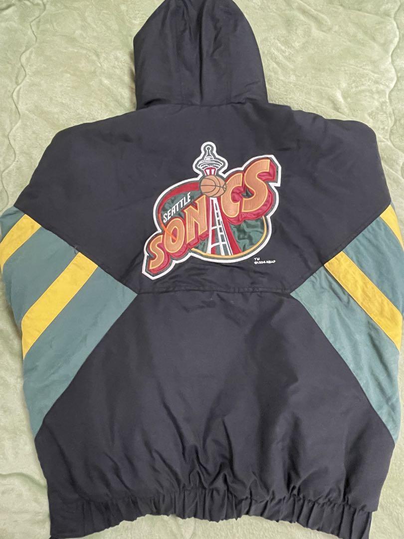 VTG 90s NBA SEATTLE SUPERSONICS STARTER PUFFER JACKET