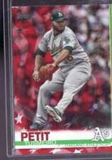 2019 YUSMEIRO PETIT TOPPS SERIES 2 INDEPENDANCE DAY BORDER CARD 63/76