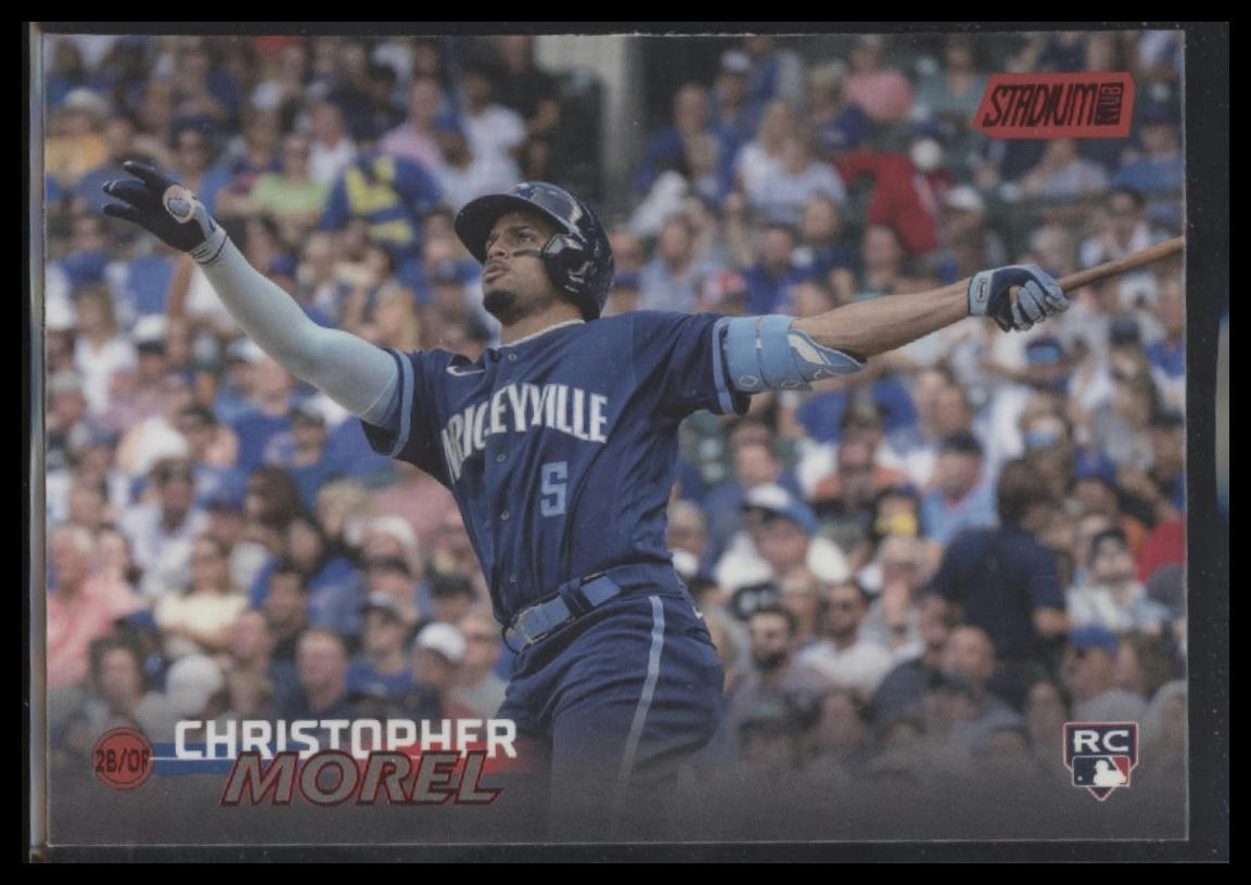 2023 Stadium Club #139 Christopher Morel Red Foil