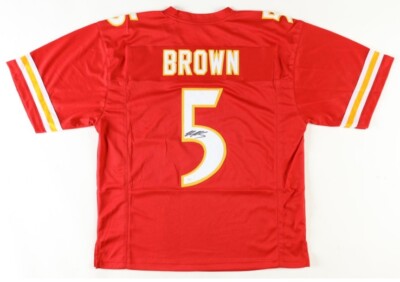 Marquise Brown Signed Kansas City Chiefs Jersey (JSA COA) XL Everything  Sewn On!