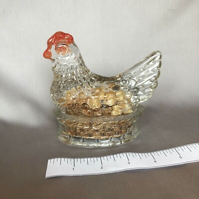 Chicken on the Nest Vintage Candy Container 1946 VAR A