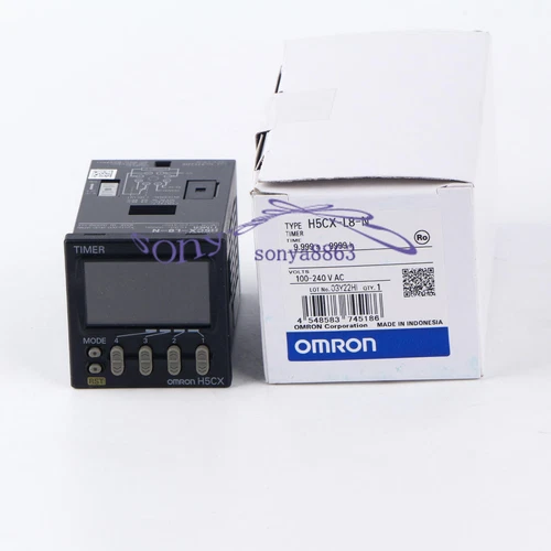 NEW Omron H5CX-L8-N Digital Timer 100-240VAC